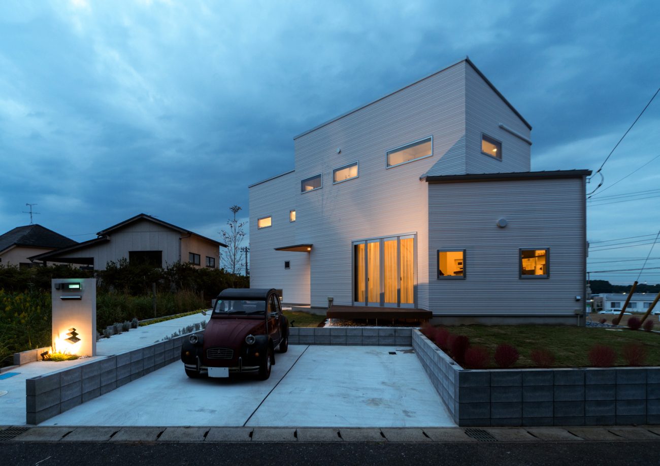 注文住宅・デザイン住宅建築実例_外観 注文住宅・デザイン住宅建築実例_『CASE491 dramatic expectation』_外観