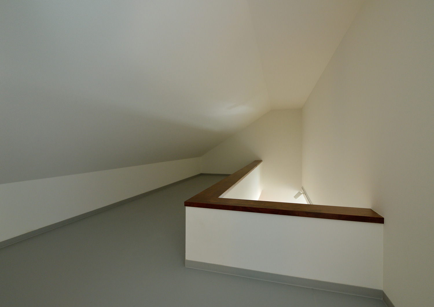 母屋下がりの空間にあるコンパクトなロフト・デザイン住宅 注文住宅・デザイン住宅建築実例_『CASE494 terracotta house』_ロフト