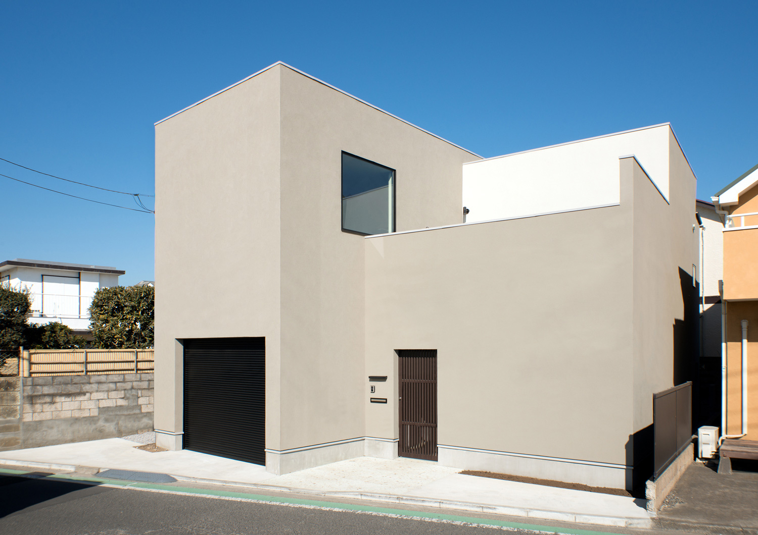 注文住宅・デザイン住宅建築実例_外観 注文住宅・デザイン住宅建築実例_『CASE499 ハザマ』_外観