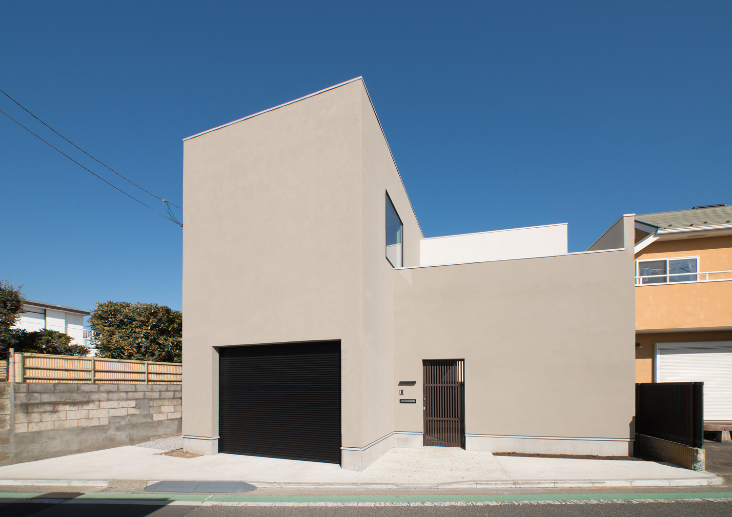 注文住宅・デザイン住宅建築実例_外観 注文住宅・デザイン住宅建築実例_『CASE499 ハザマ』_外観