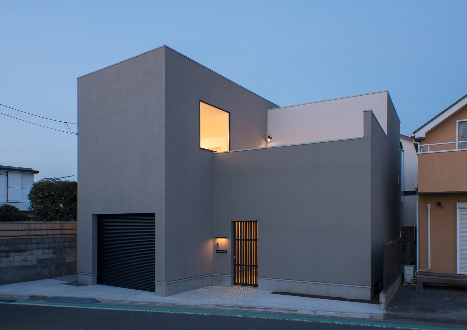 注文住宅・デザイン住宅建築実例_外観 注文住宅・デザイン住宅建築実例_『CASE499 ハザマ』_外観