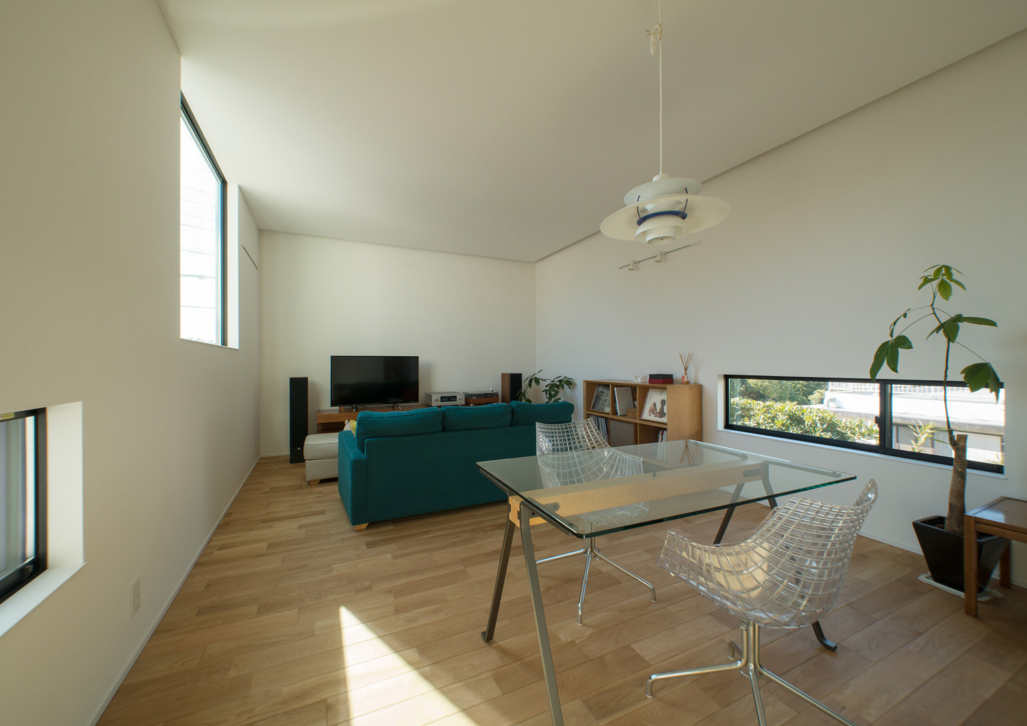 注文住宅・デザイン住宅建築実例_LDK 注文住宅・デザイン住宅建築実例_『CASE499 ハザマ』_LDK