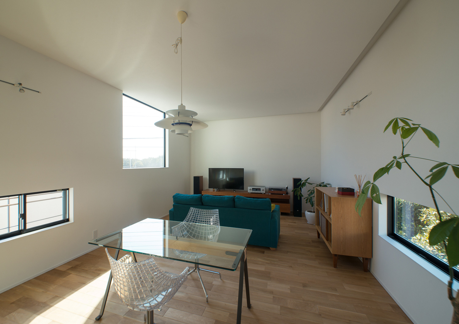 注文住宅・デザイン住宅建築実例_LDK 注文住宅・デザイン住宅建築実例_『CASE499 ハザマ』_LDK