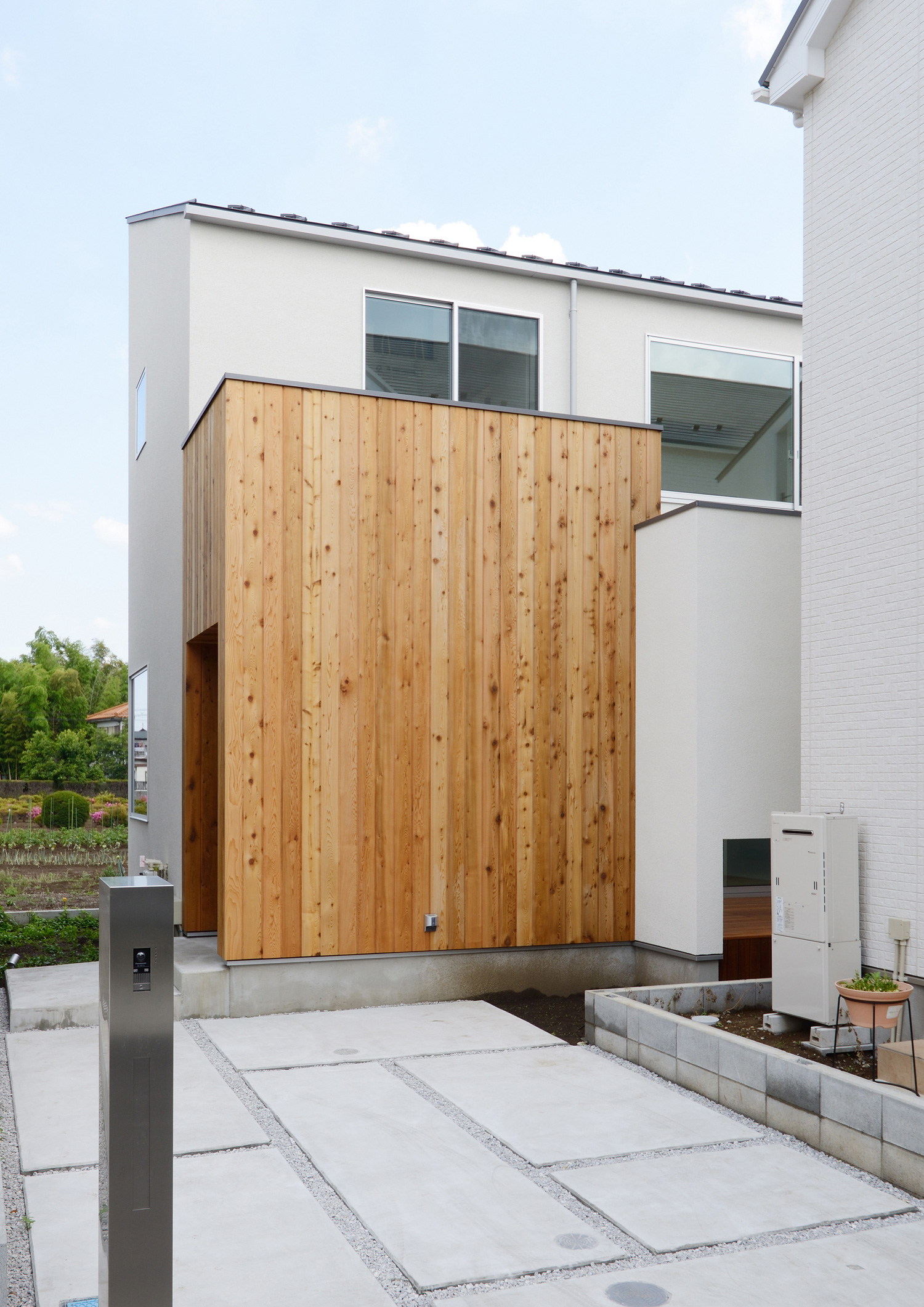 注文住宅・デザイン住宅建築実例_外観 注文住宅・デザイン住宅建築実例_『CASE502 WOOD BOX』_外観