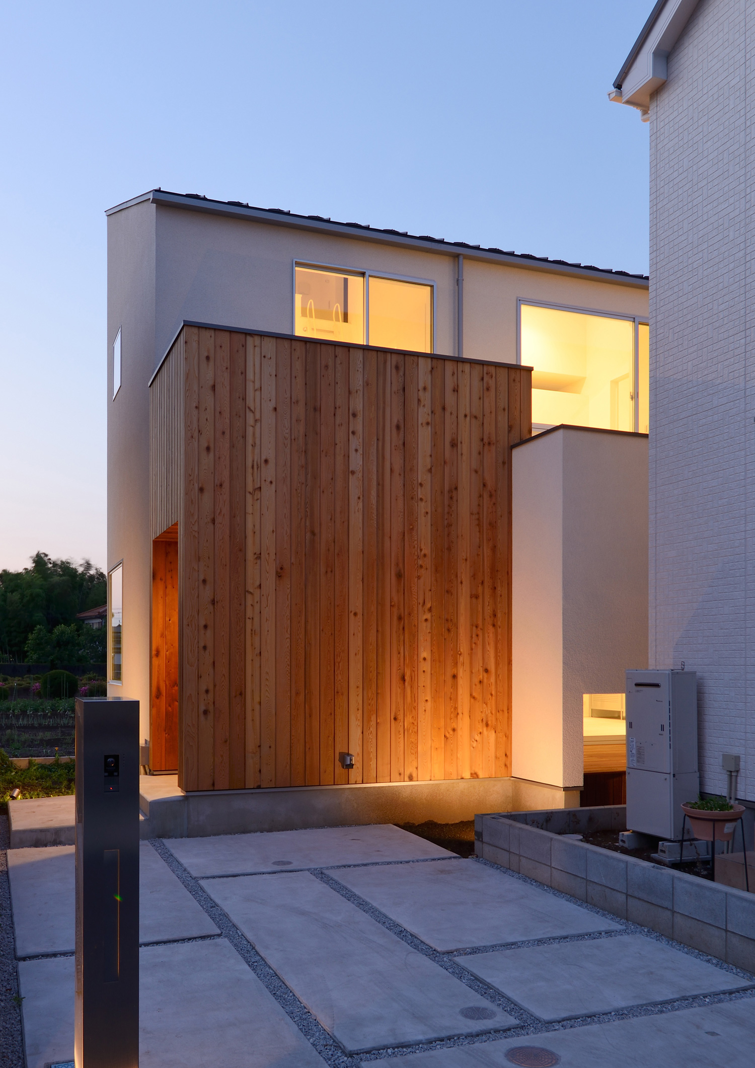 注文住宅・デザイン住宅建築実例_外観 注文住宅・デザイン住宅建築実例_『CASE502 WOOD BOX』_外観