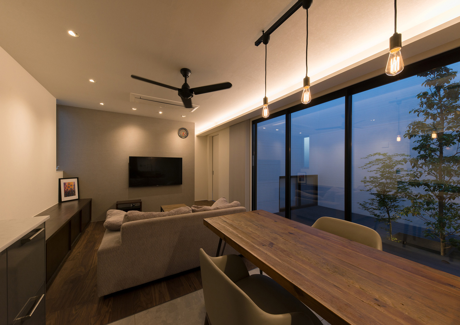 注文住宅・デザイン住宅建築実例_LDK 注文住宅・デザイン住宅建築実例_『CASE509 K　D　L』_LDK