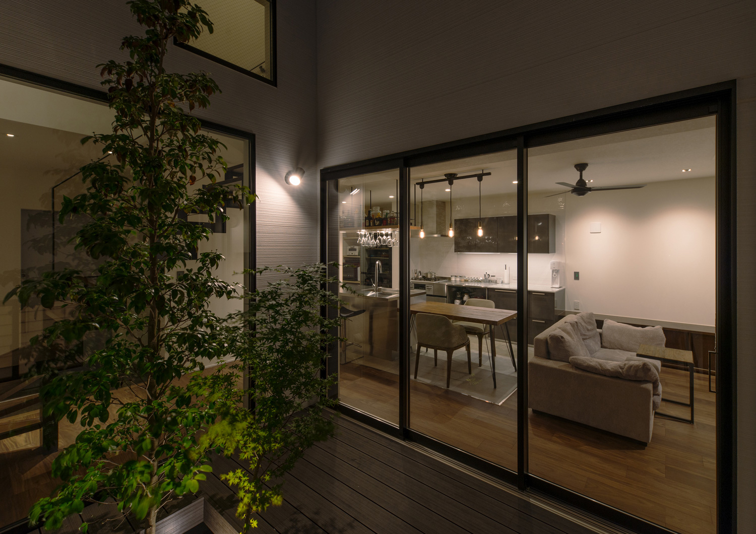 注文住宅・デザイン住宅建築実例_中庭 注文住宅・デザイン住宅建築実例_『CASE509 K　D　L』_中庭