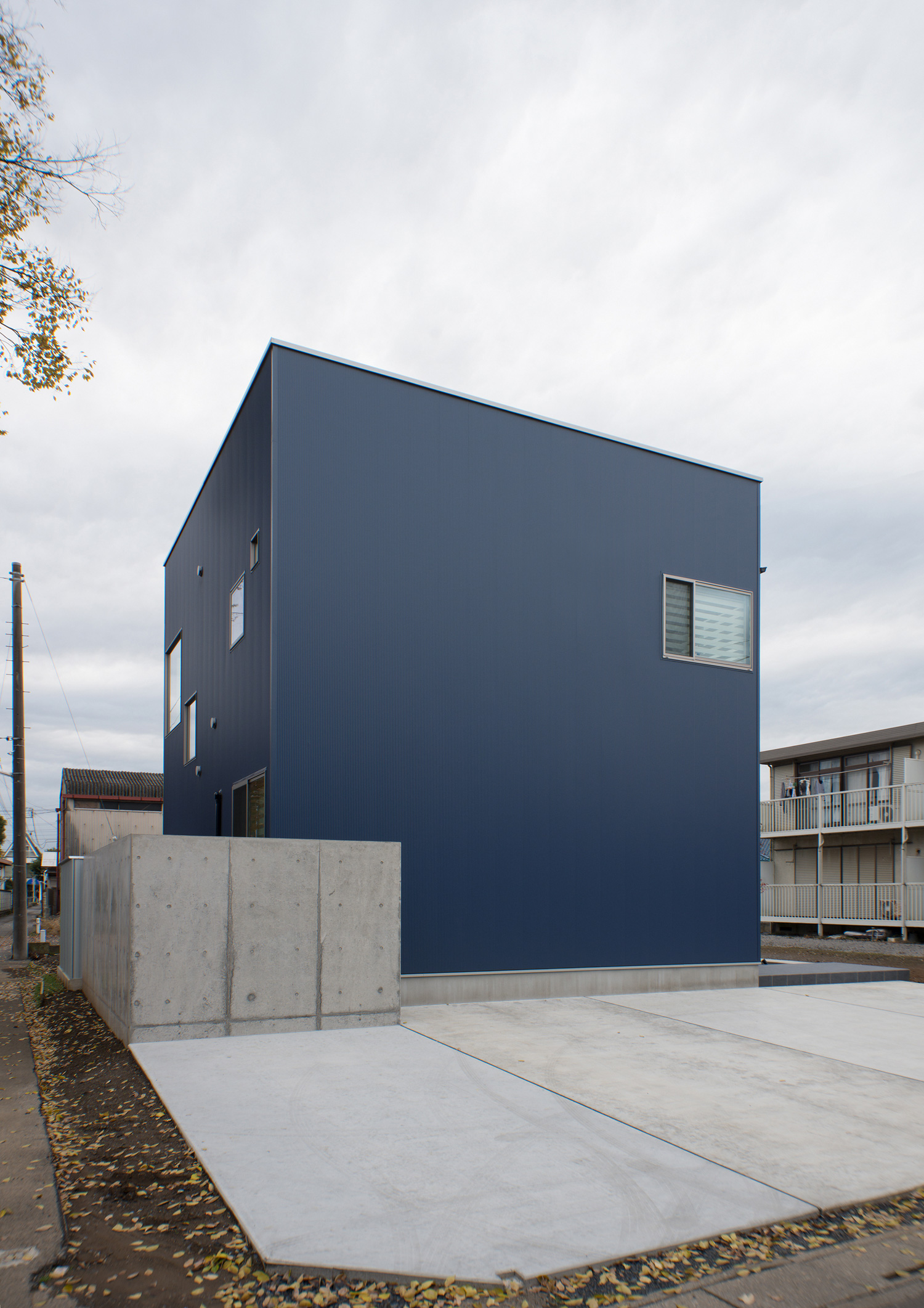 注文住宅・デザイン住宅建築実例_外観 注文住宅・デザイン住宅建築実例_『CASE510 青藍の匣』_外観