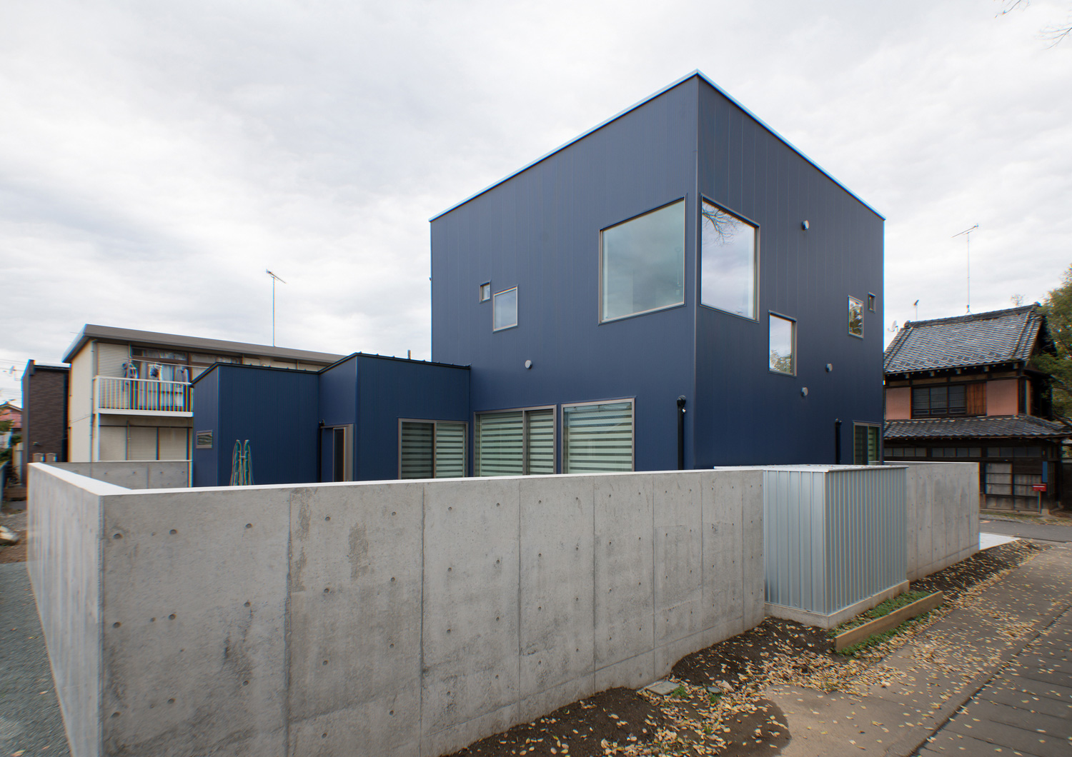 注文住宅・デザイン住宅建築実例_外観 注文住宅・デザイン住宅建築実例_『CASE510 青藍の匣』_外観