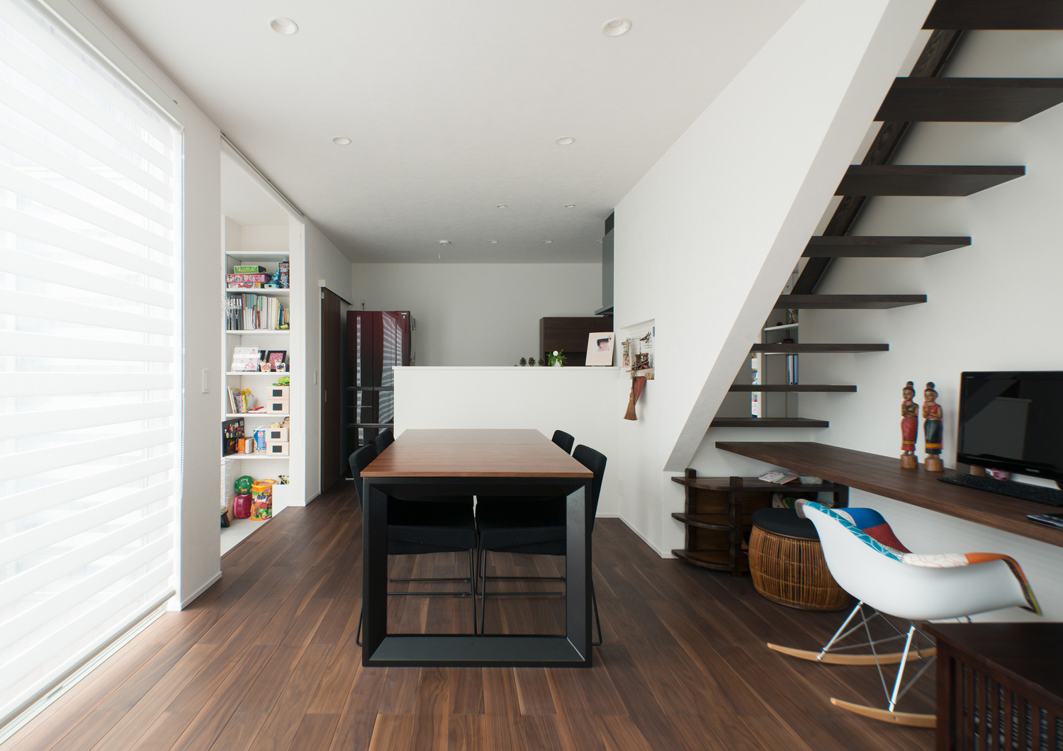 注文住宅・デザイン住宅建築実例_LDK 注文住宅・デザイン住宅建築実例_『CASE510 青藍の匣』_LDK