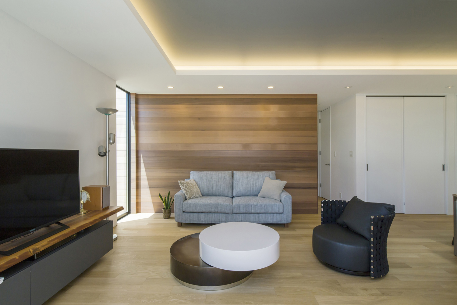 注文住宅・デザイン住宅建築実例_LDK 注文住宅・デザイン住宅建築実例_『CASE515 WALL』_LDK