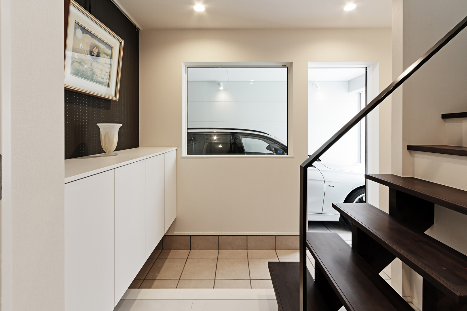 注文住宅・デザイン住宅建築実例_玄関 注文住宅・デザイン住宅建築実例_『CASE517 静なる家』_玄関