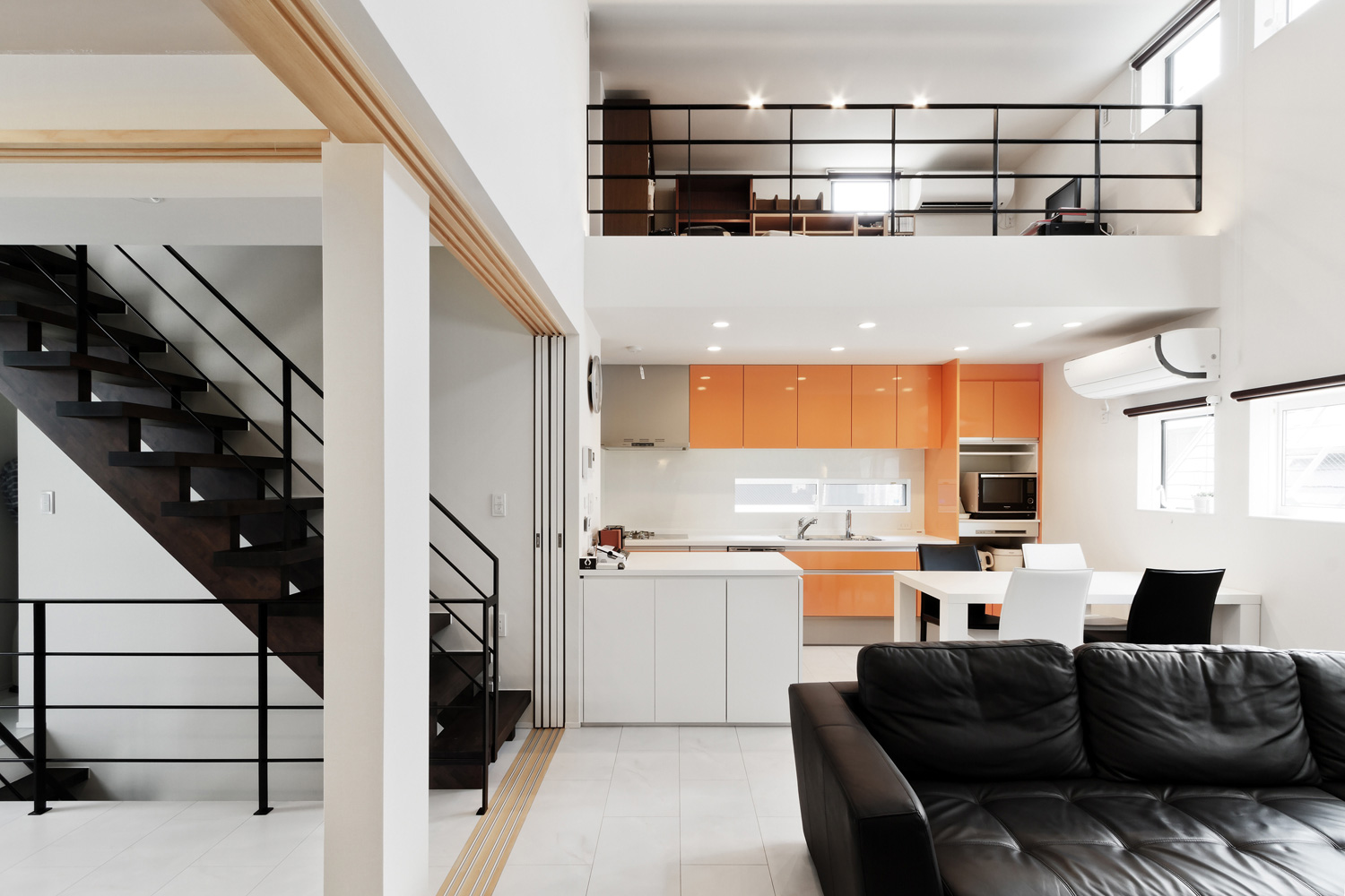 注文住宅・デザイン住宅建築実例_LDK 注文住宅・デザイン住宅建築実例_『CASE517 静なる家』_LDK