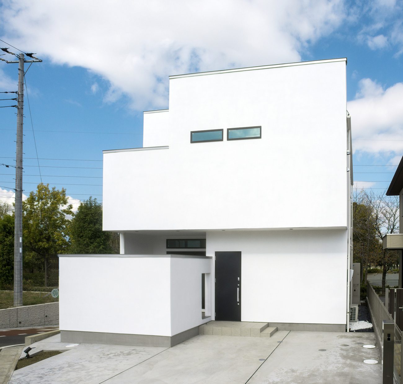 注文住宅・デザイン住宅建築実例_外観 注文住宅・デザイン住宅建築実例_『CASE537 White Cube』_外観