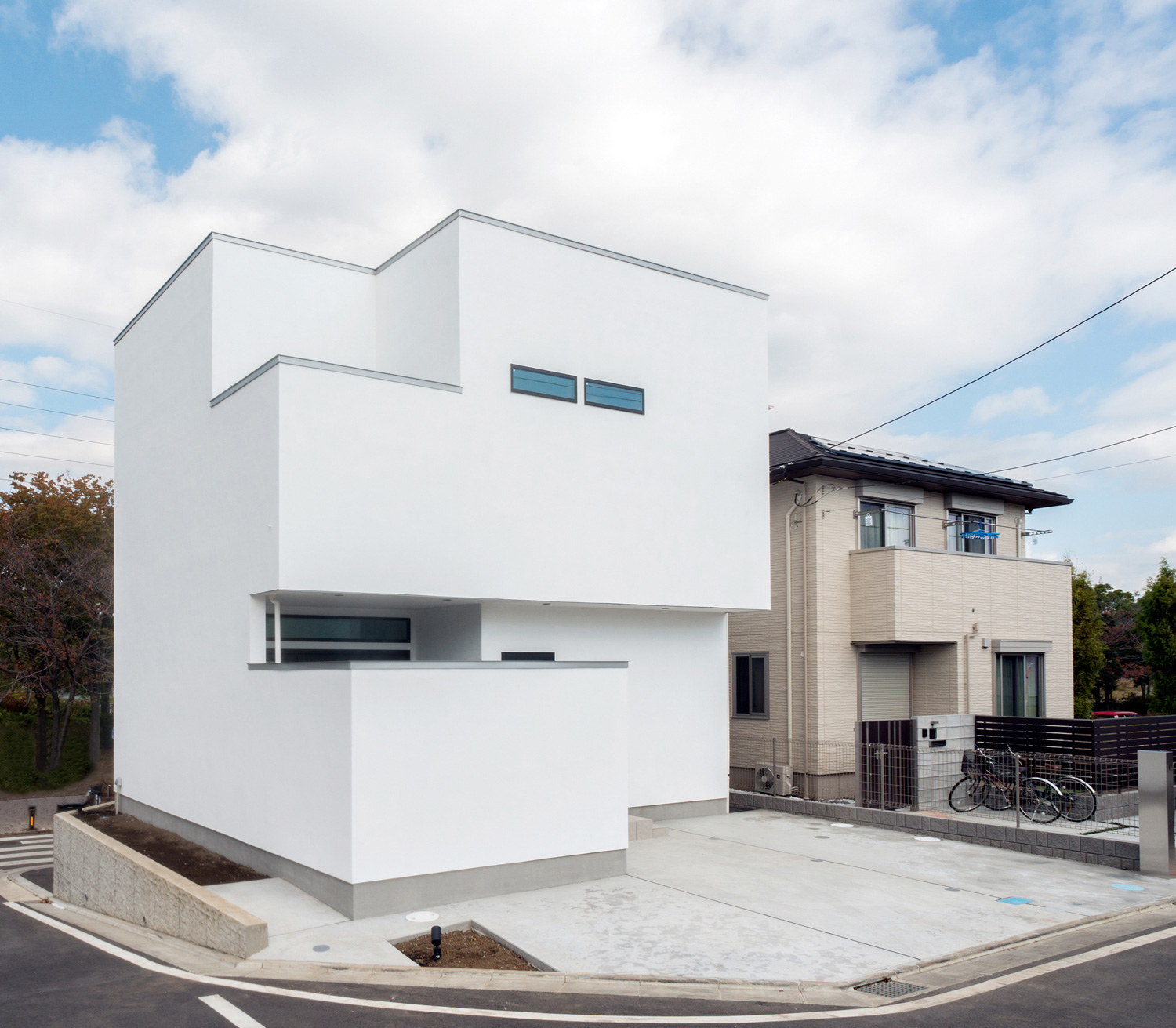 注文住宅・デザイン住宅建築実例_外観 注文住宅・デザイン住宅建築実例_『CASE537 White Cube』_外観