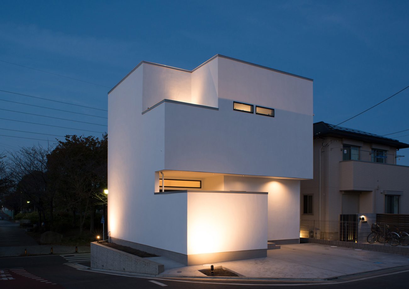 注文住宅・デザイン住宅建築実例_外観 注文住宅・デザイン住宅建築実例_『CASE537 White Cube』_外観
