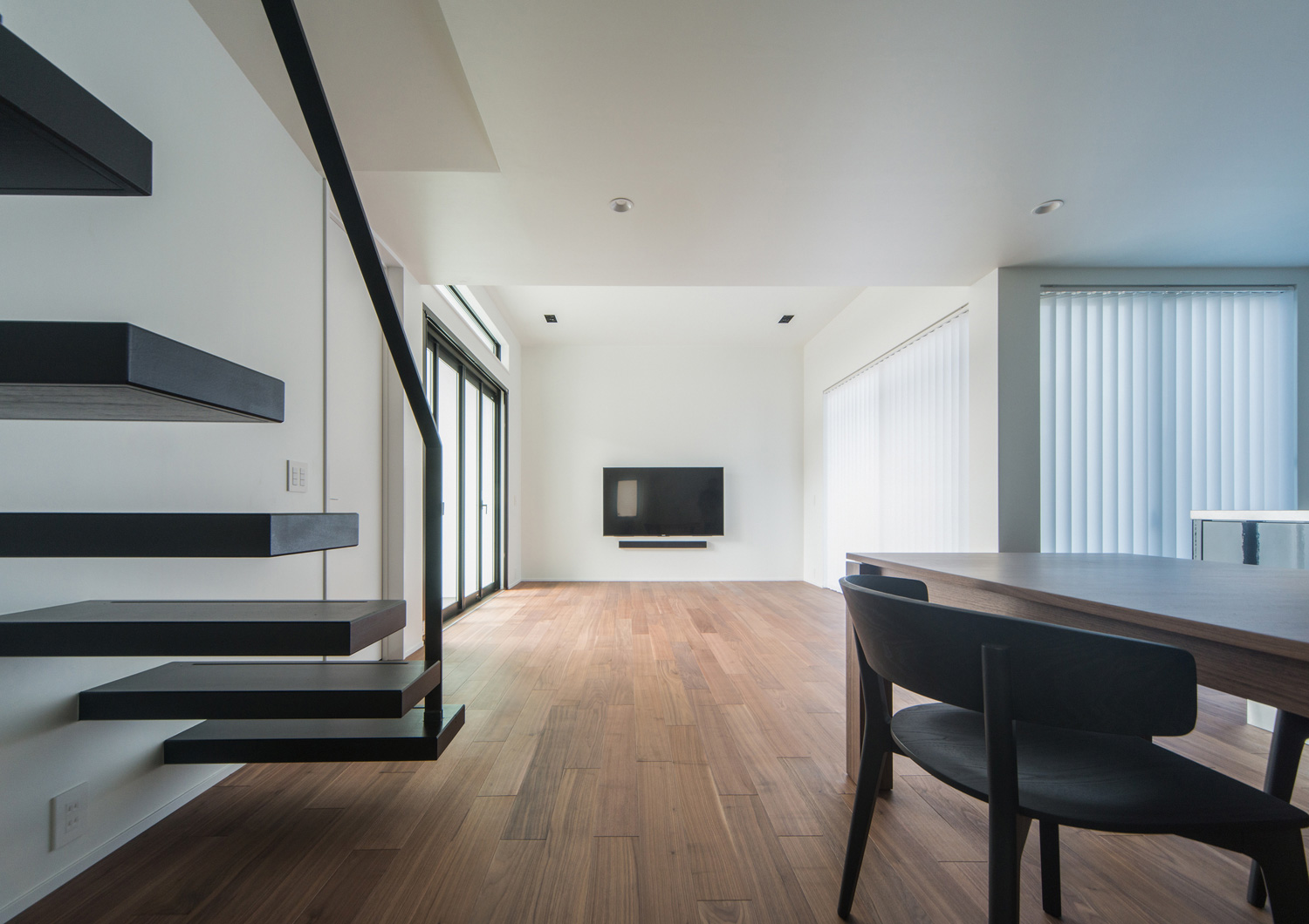 注文住宅・デザイン住宅建築実例_LDK 注文住宅・デザイン住宅建築実例_『CASE537 White Cube』_LDK