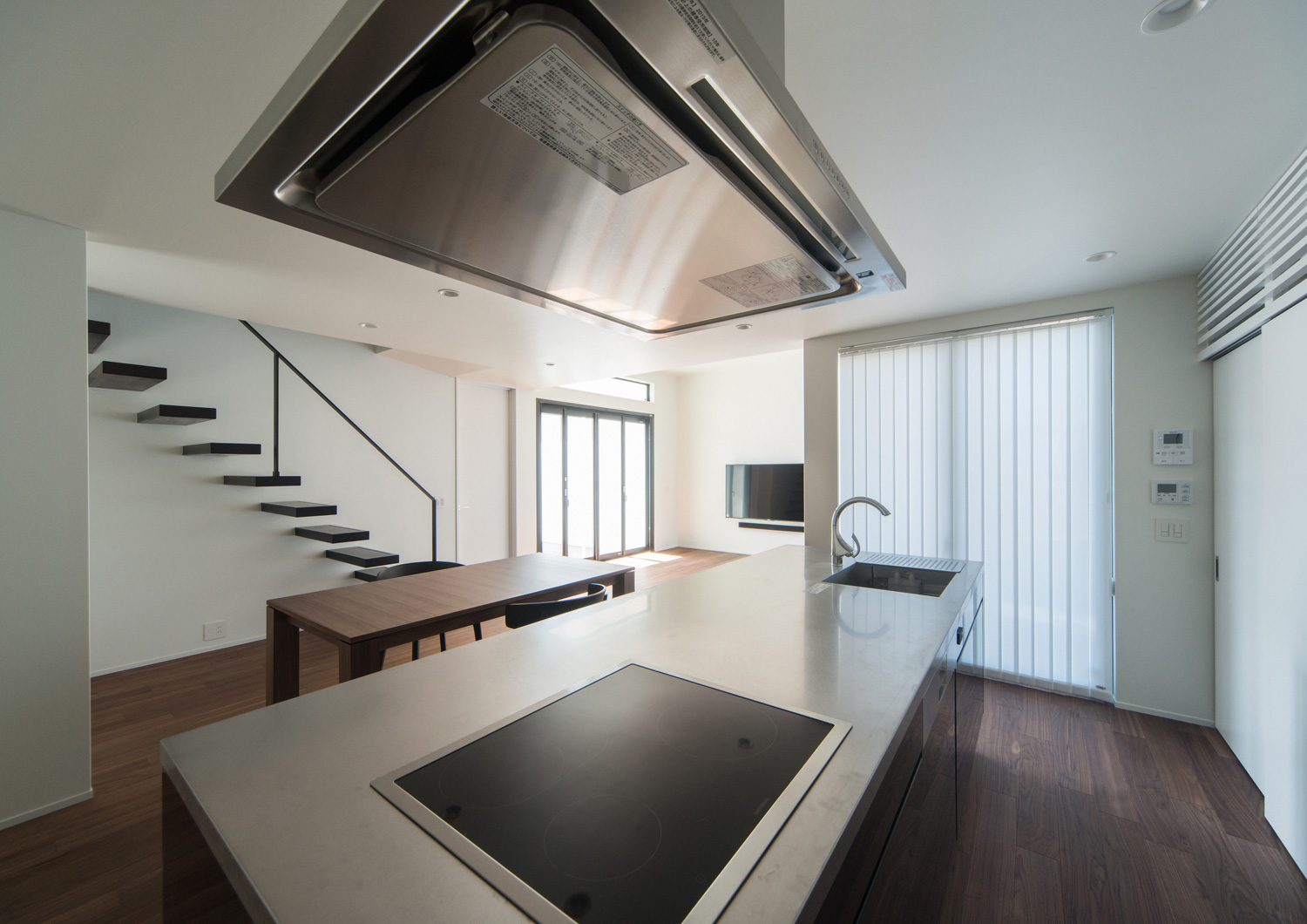 注文住宅・デザイン住宅建築実例_キッチン 注文住宅・デザイン住宅建築実例_『CASE537 White Cube』_キッチン