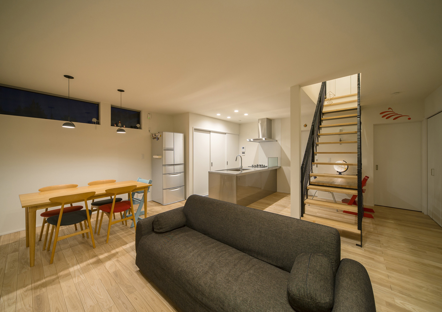 注文住宅・デザイン住宅建築実例_LDK 注文住宅・デザイン住宅建築実例_『CASE538 「　　　」（フチどる）』_LDK