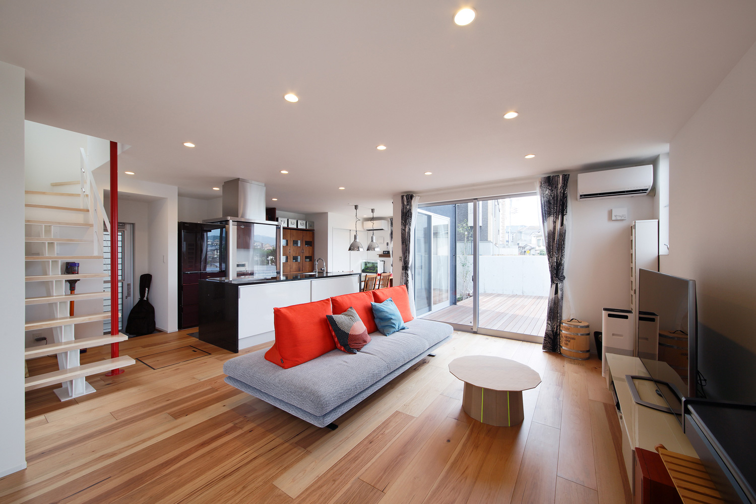 注文住宅・デザイン住宅建築実例_LDK 注文住宅・デザイン住宅建築実例_『CASE539 高台の家』_LDK