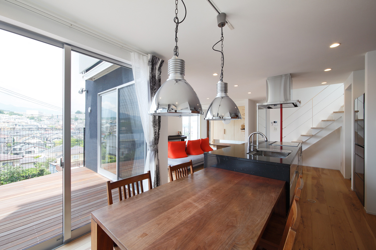 注文住宅・デザイン住宅建築実例_LDK 注文住宅・デザイン住宅建築実例_『CASE539 高台の家』_LDK