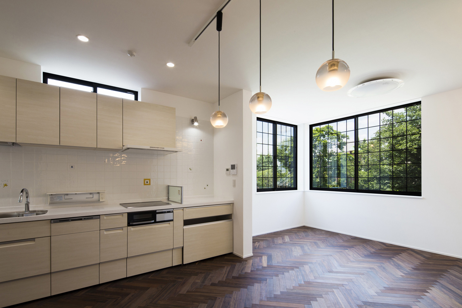 注文住宅・デザイン住宅建築実例_LDK 注文住宅・デザイン住宅建築実例_『CASE543 OASIS in the city』_LDK