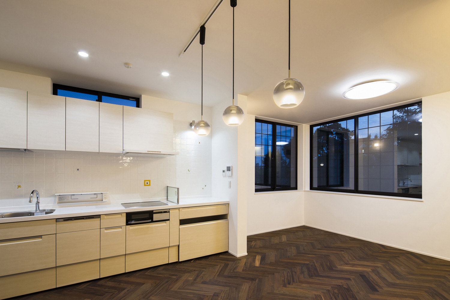 注文住宅・デザイン住宅建築実例_LDK 注文住宅・デザイン住宅建築実例_『CASE543 OASIS in the city』_LDK