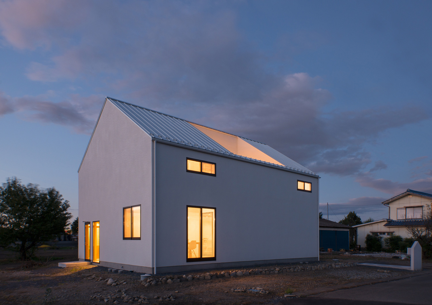 注文住宅・デザイン住宅建築実例_外観 注文住宅・デザイン住宅建築実例_『CASE545 浮かぶイエガタ』_外観