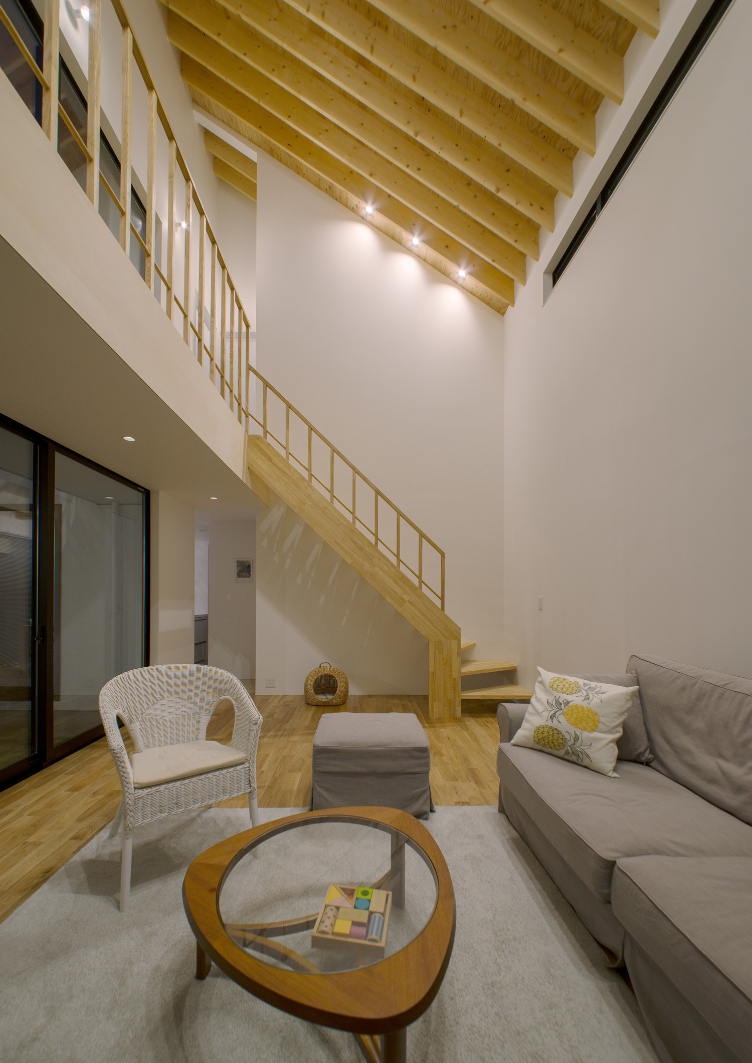 注文住宅・デザイン住宅建築実例_LDK 注文住宅・デザイン住宅建築実例_『CASE545 浮かぶイエガタ』_LDK