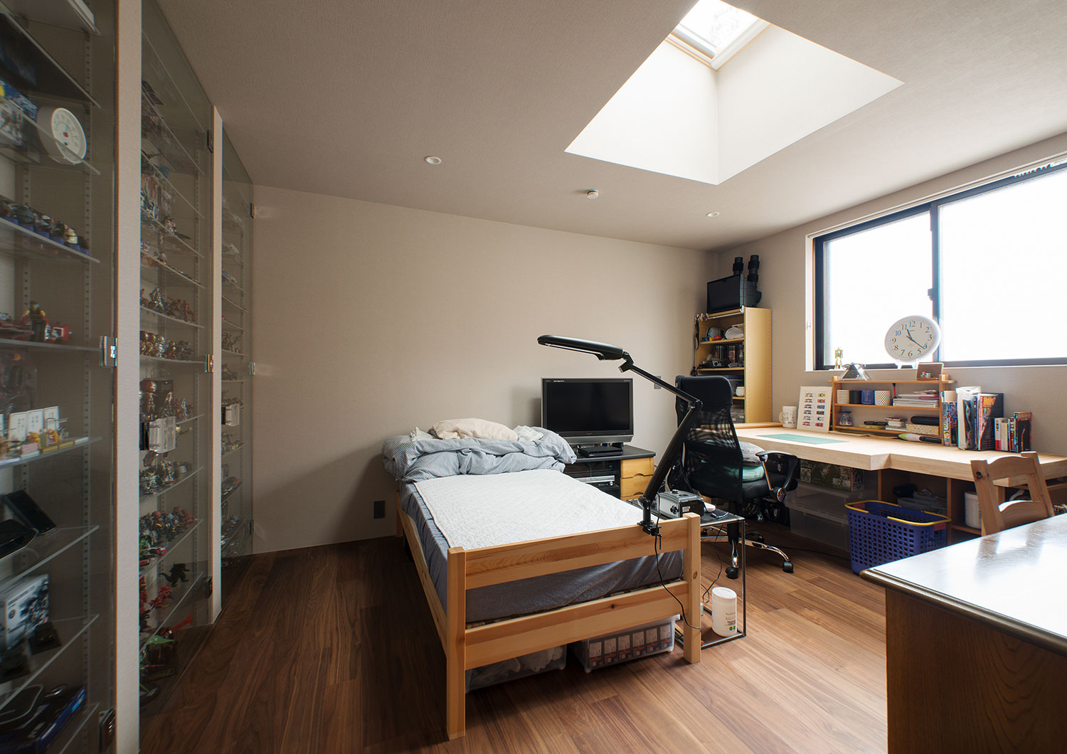 注文住宅・デザイン住宅建築実例_寝室 注文住宅・デザイン住宅建築実例_『CASE480 大屋根の垂木の家』_寝室