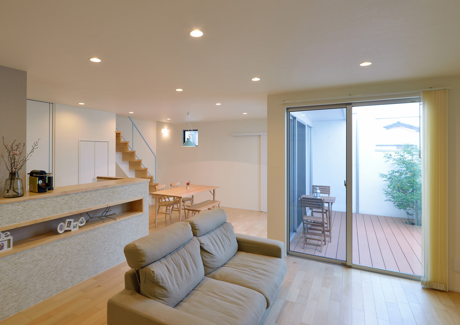 注文住宅・デザイン住宅建築実例_LDK 注文住宅・デザイン住宅建築実例_『CASE551 Individual Terrace』_LDK