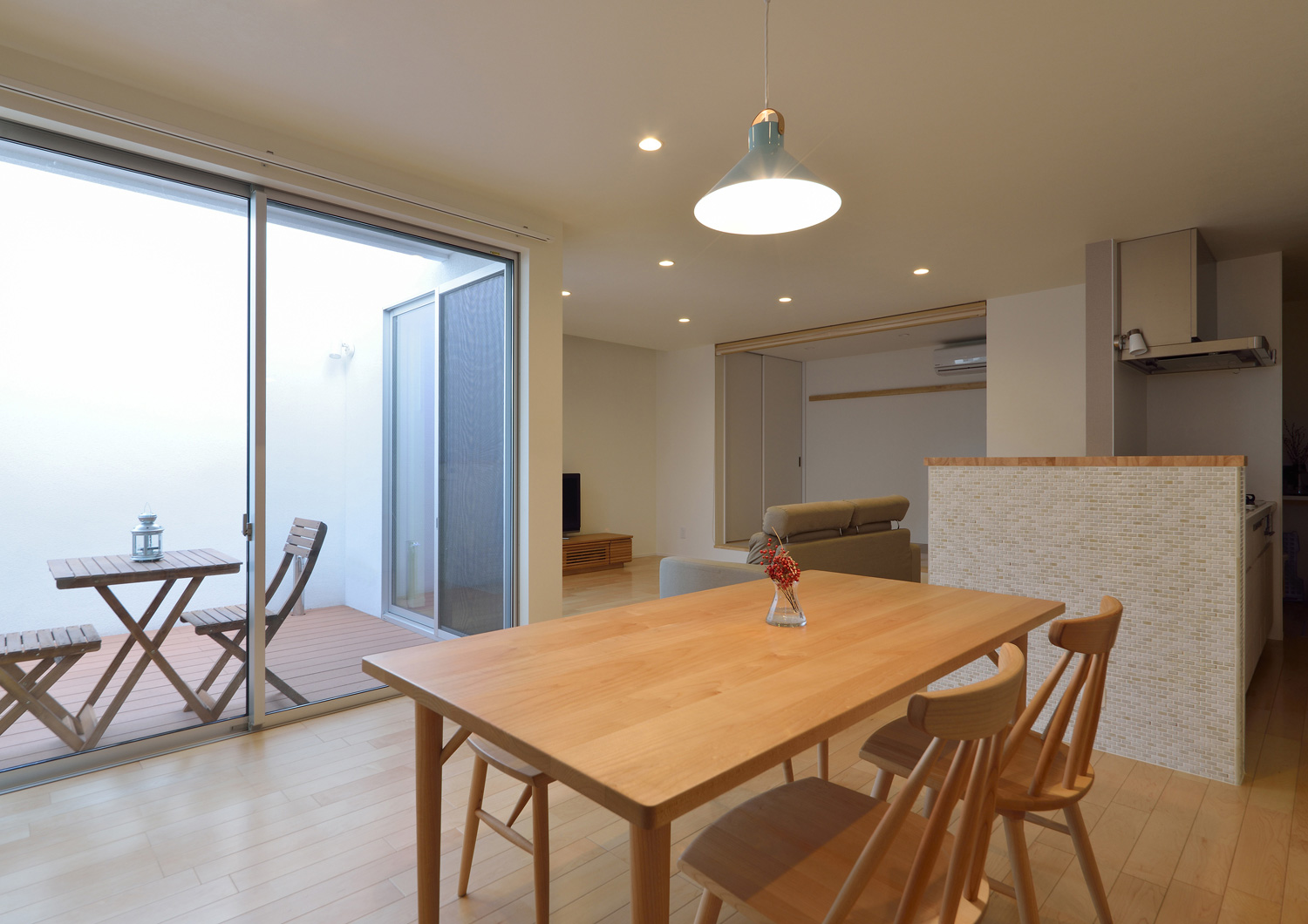 注文住宅・デザイン住宅建築実例_LDK 注文住宅・デザイン住宅建築実例_『CASE551 Individual Terrace』_LDK