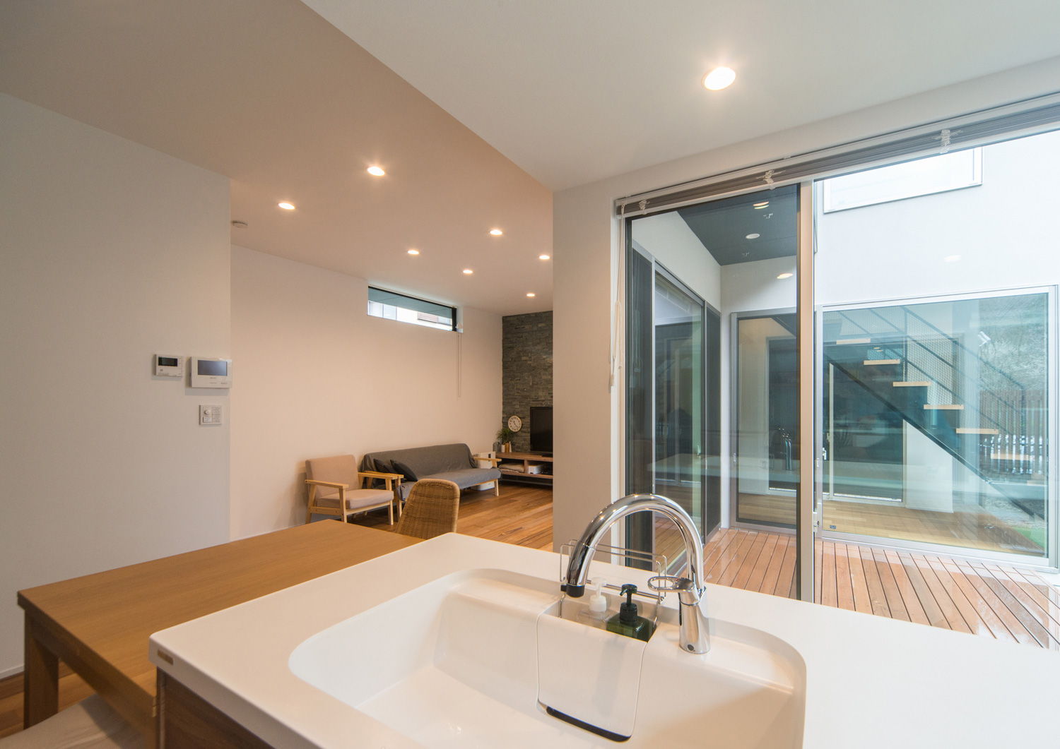 注文住宅・デザイン住宅建築実例_キッチン 注文住宅・デザイン住宅建築実例_『CASE552 Open sight house』_キッチン