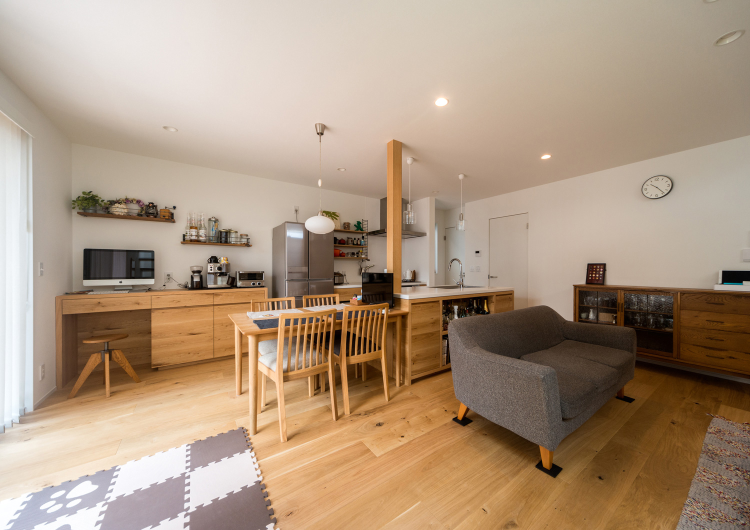 注文住宅・デザイン住宅建築実例_LDK 注文住宅・デザイン住宅建築実例_『CASE553 LEAF – HOUSE』_LDK