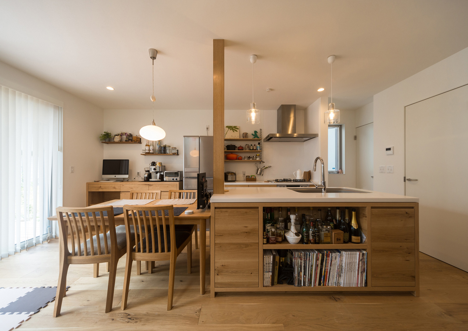 注文住宅・デザイン住宅建築実例_LDK 注文住宅・デザイン住宅建築実例_『CASE553 LEAF – HOUSE』_LDK