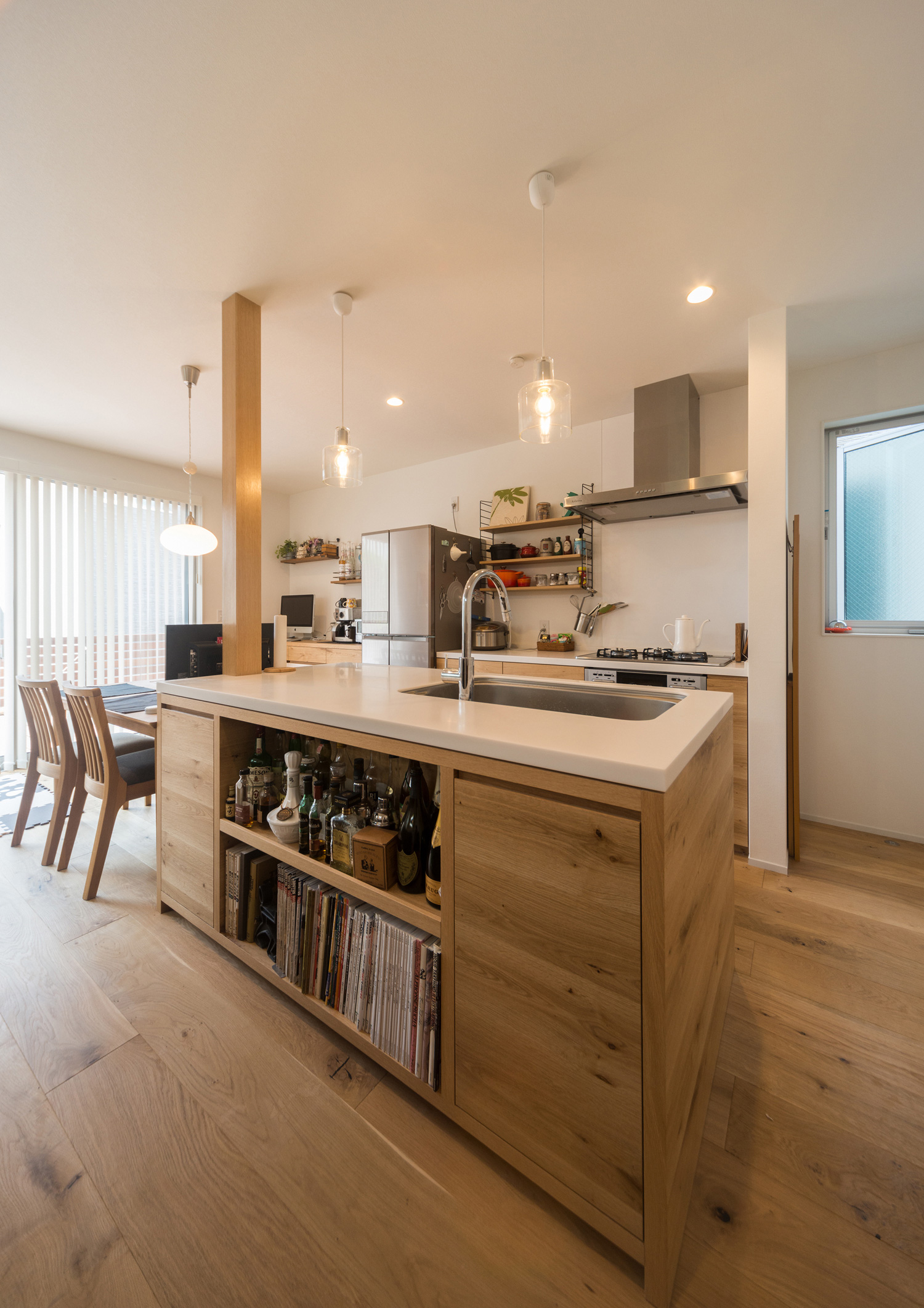 注文住宅・デザイン住宅建築実例_キッチン 注文住宅・デザイン住宅建築実例_『CASE553 LEAF – HOUSE』_キッチン