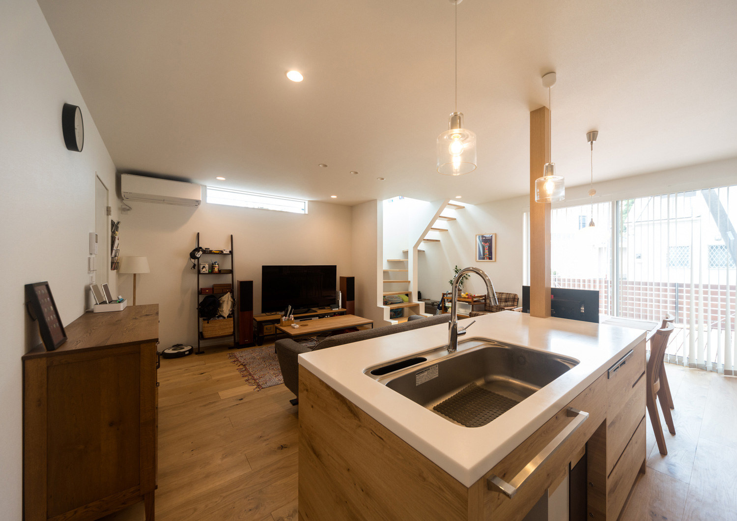 注文住宅・デザイン住宅建築実例_キッチン 注文住宅・デザイン住宅建築実例_『CASE553 LEAF – HOUSE』_キッチン