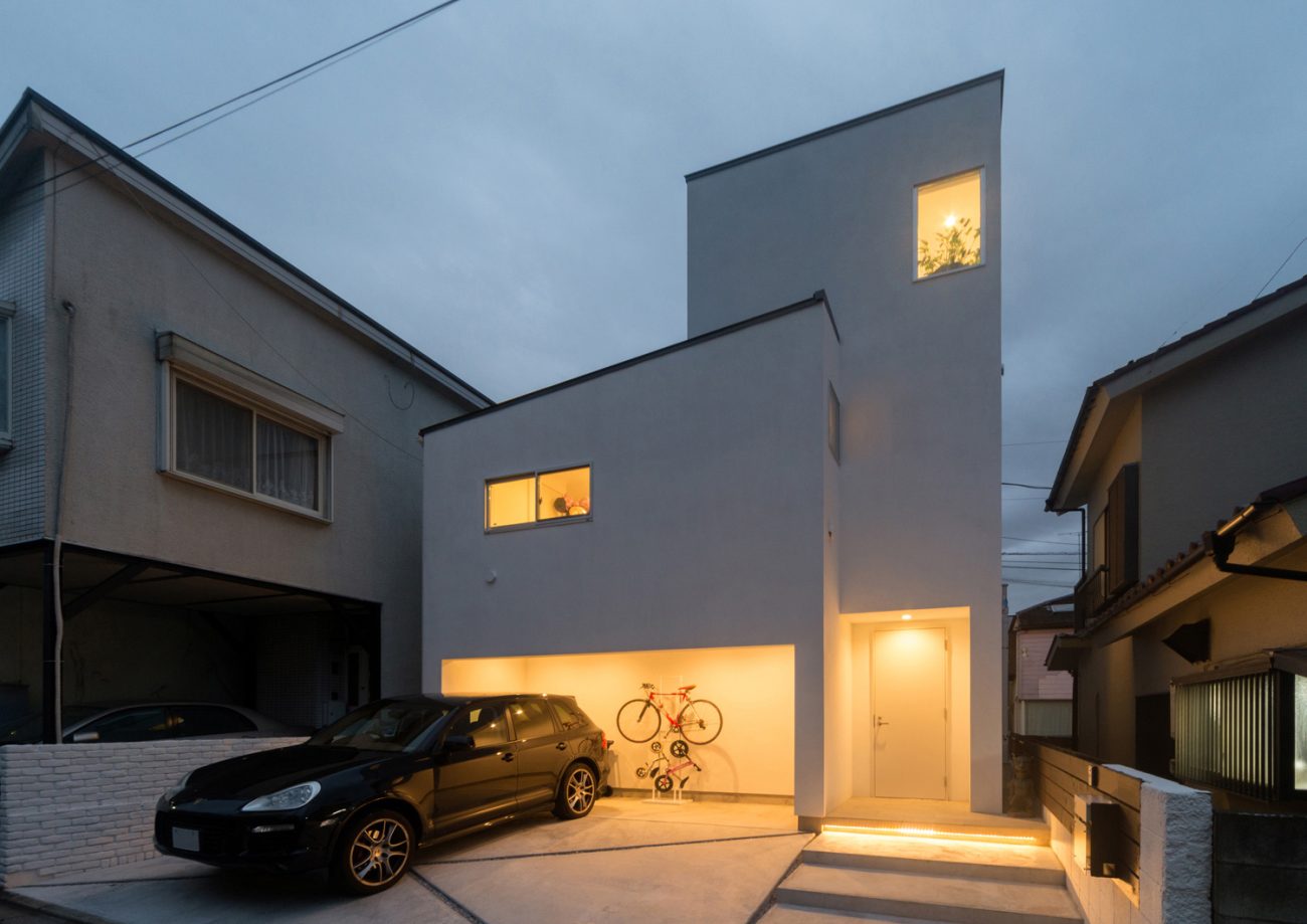 注文住宅・デザイン住宅建築実例_外観 注文住宅・デザイン住宅建築実例_『CASE555 白のハウス』_外観