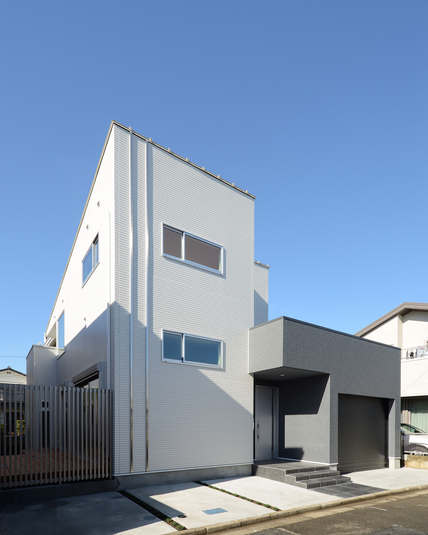 注文住宅・デザイン住宅建築実例_外観 注文住宅・デザイン住宅建築実例_『CASE556 Two sides house』_外観