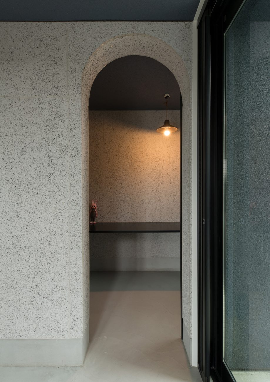 注文住宅・デザイン住宅建築実例_『CASE558 路地と桟（かけはし）の家』_玄関