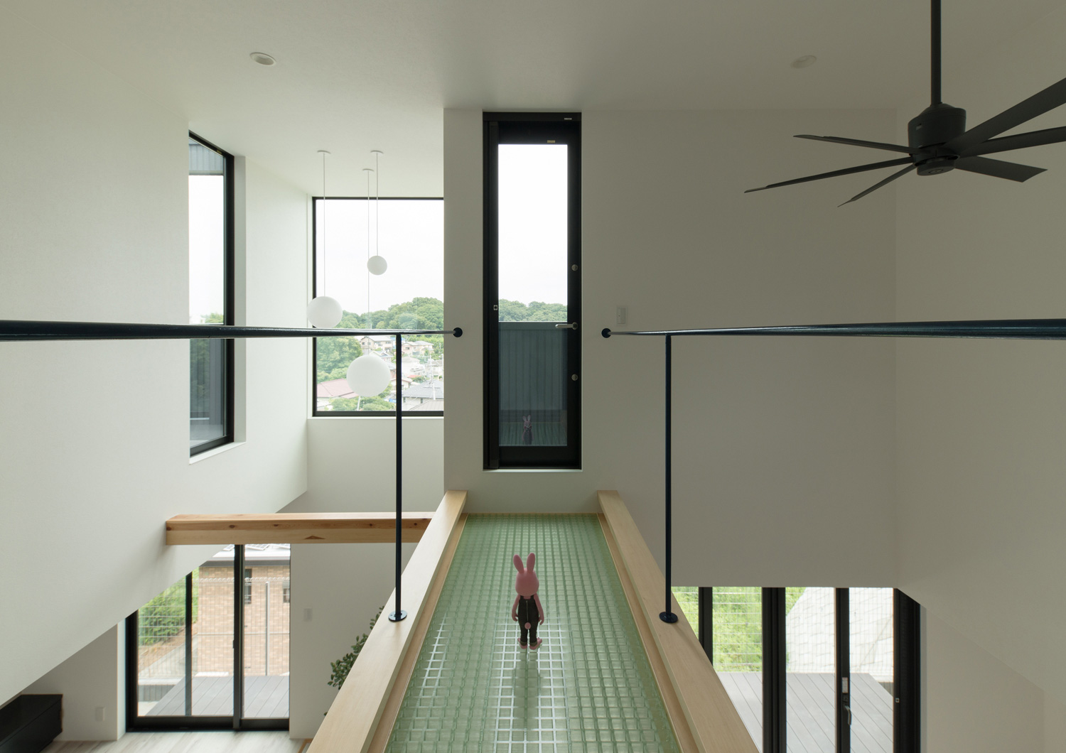 注文住宅・デザイン住宅建築実例_ 注文住宅・デザイン住宅建築実例_『CASE558 路地と桟（かけはし）の家』_廊下