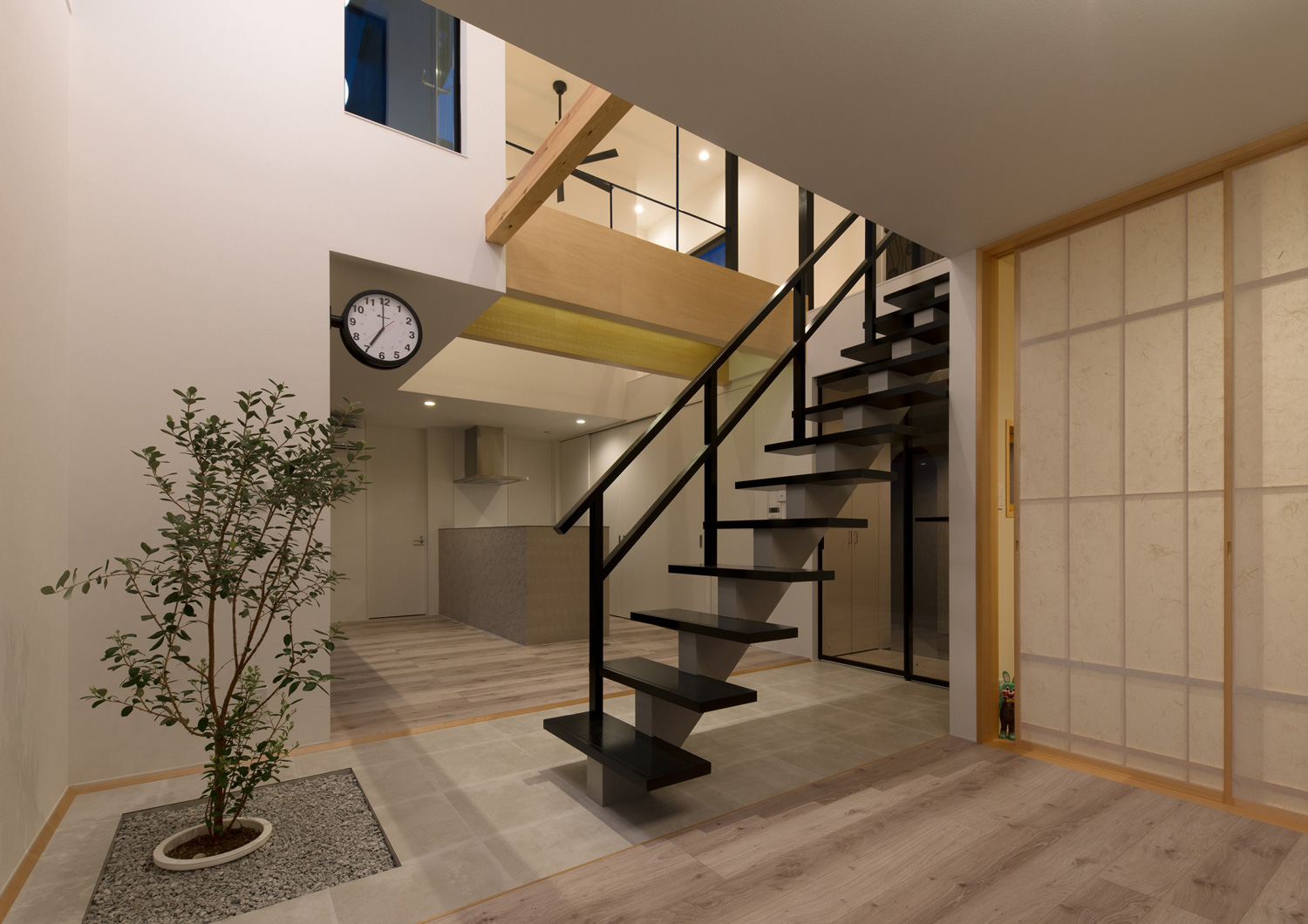 注文住宅・デザイン住宅建築実例_LDK 注文住宅・デザイン住宅建築実例_『CASE558 路地と桟（かけはし）の家』_LDK