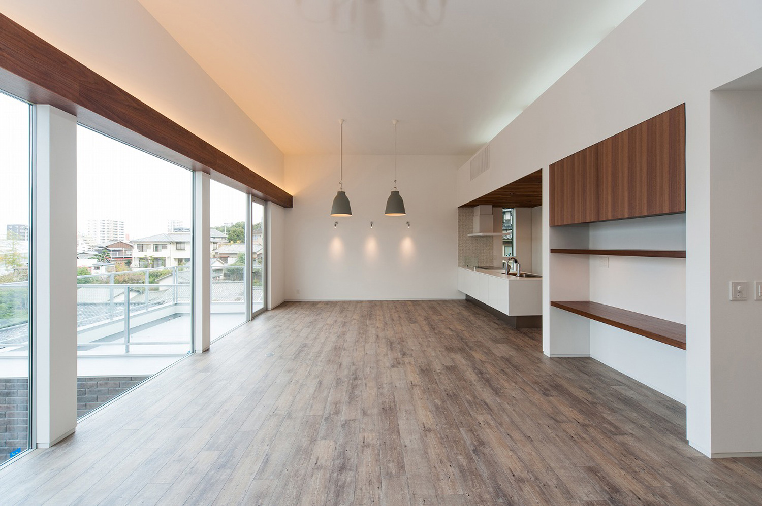 注文住宅・デザイン住宅建築実例_LDK 注文住宅・デザイン住宅建築実例_『CASE571 the WALL』_LDK