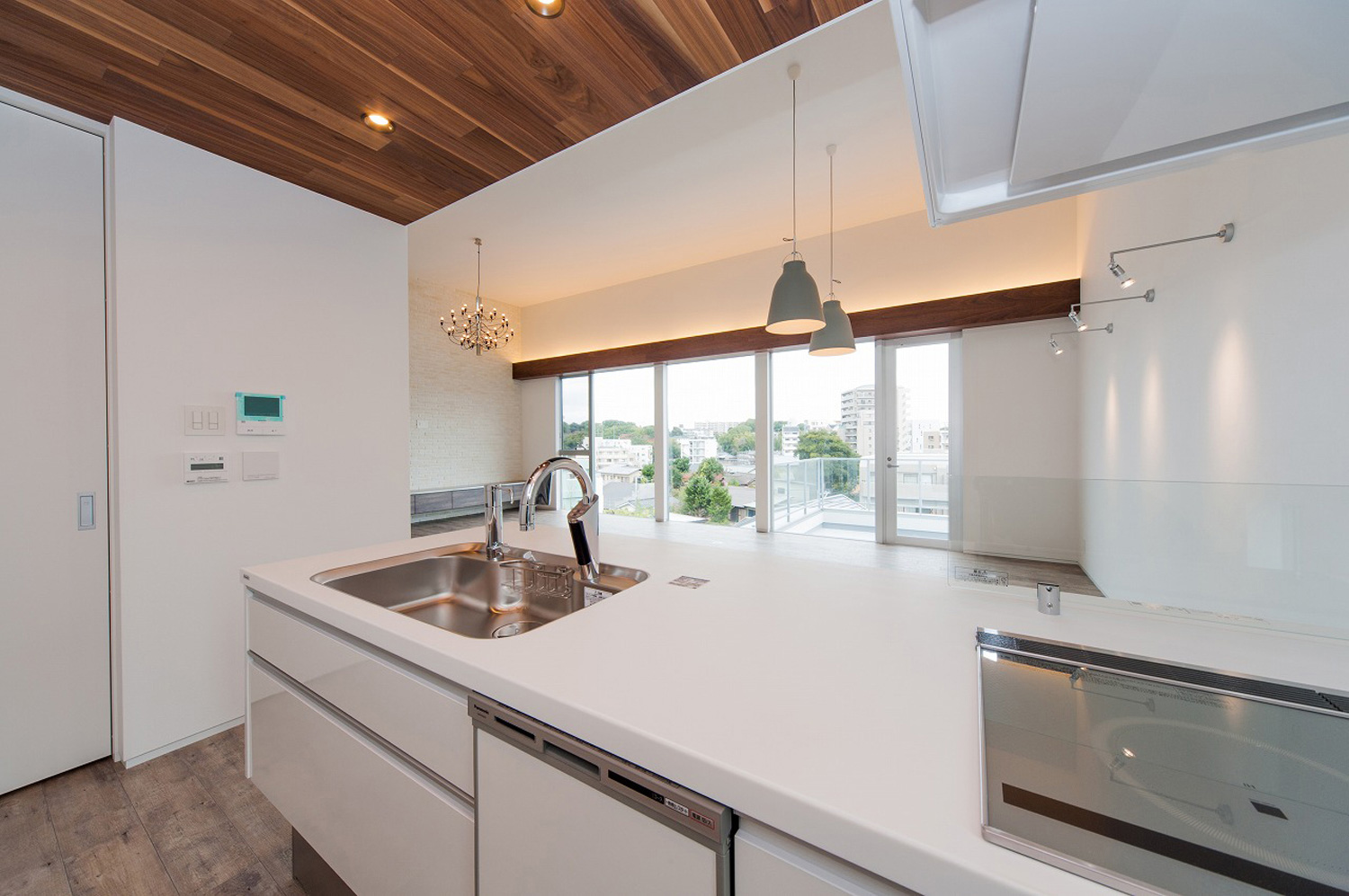 注文住宅・デザイン住宅建築実例_キッチン 注文住宅・デザイン住宅建築実例_『CASE571 the WALL』_キッチン