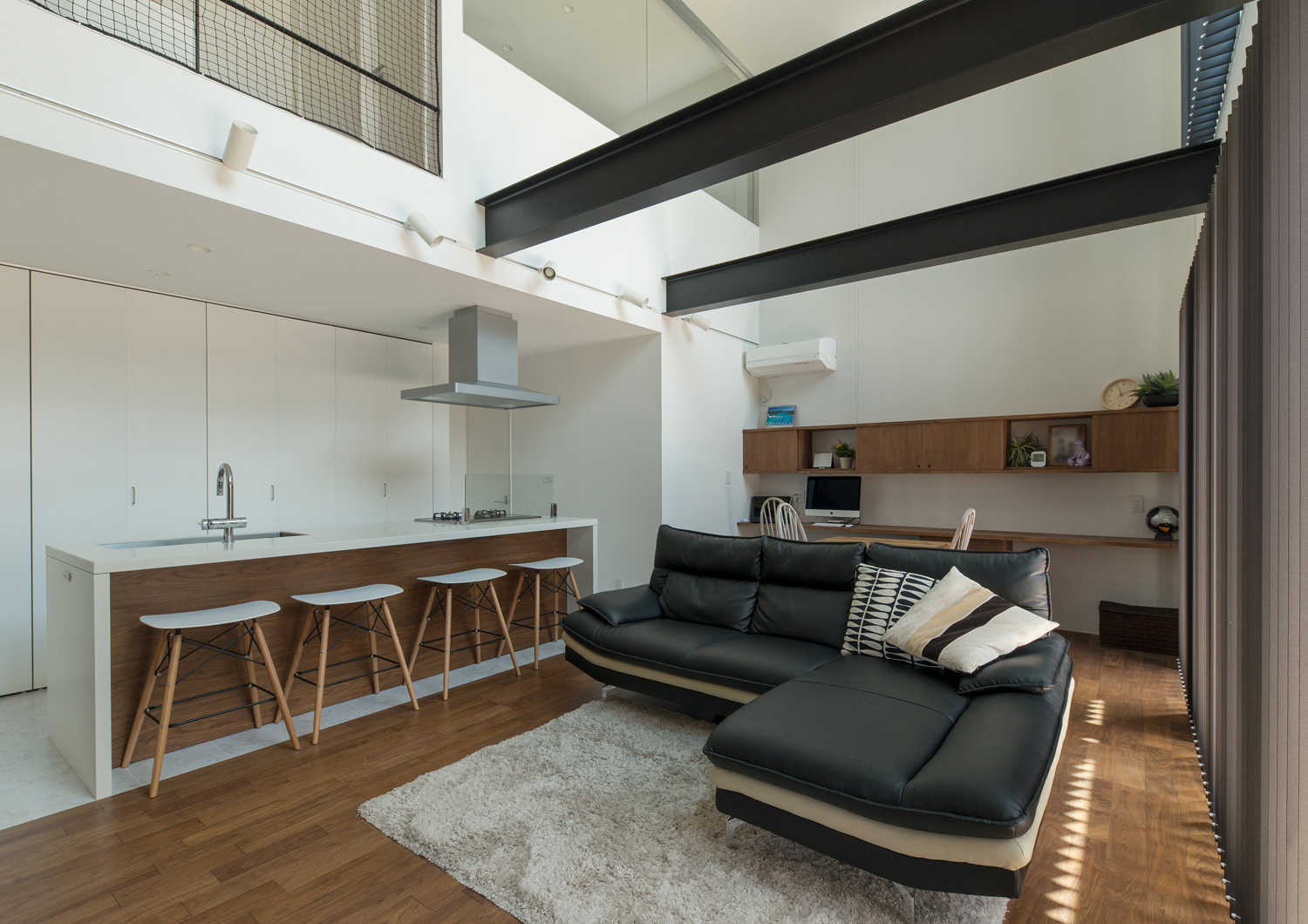 注文住宅・デザイン住宅建築実例_LDK 注文住宅・デザイン住宅建築実例_『CASE572 織地の家』_LDK