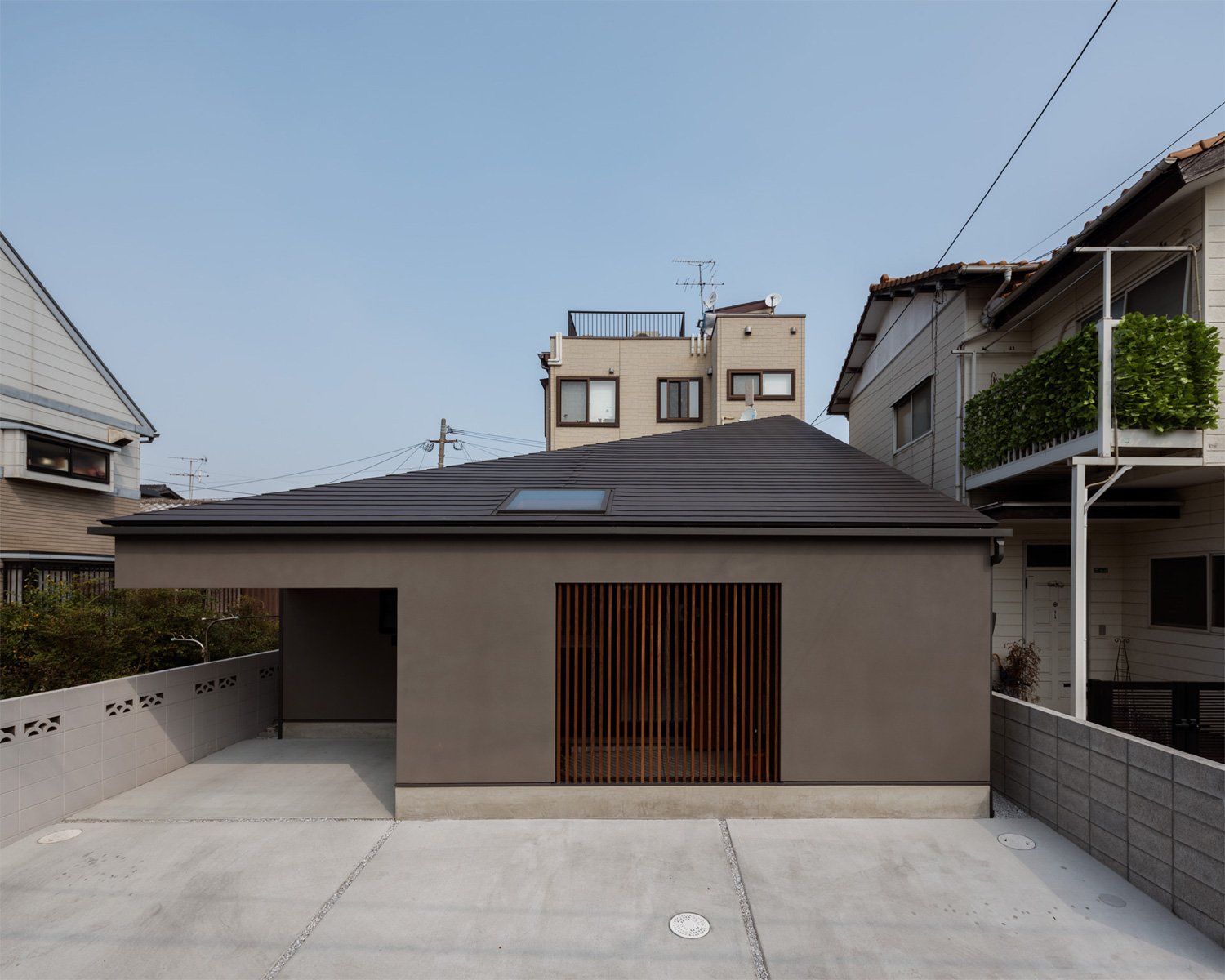 街にfitし、暮らしにfitする平屋住宅