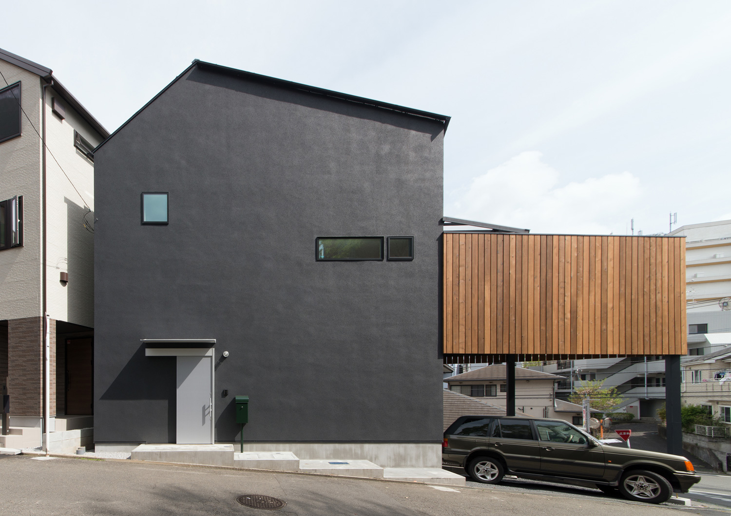 注文住宅『CASE626 Triangle』の建築実例・施⼯例の写真・建物外観全体 注文住宅・デザイン住宅建築実例_『CASE626 Triangle』_外観