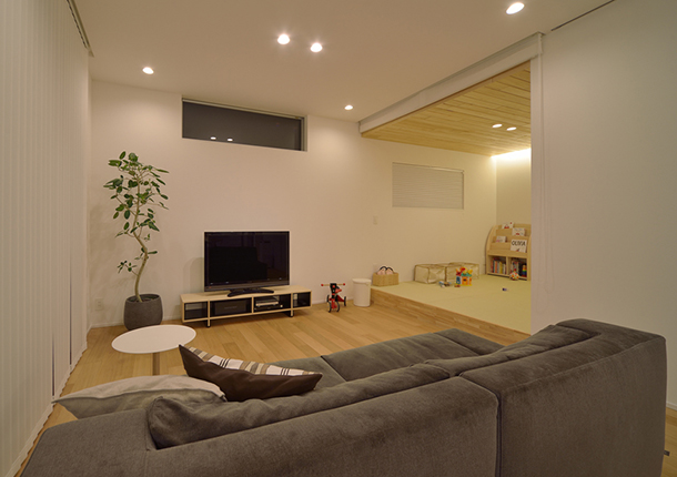 小上がり和室スペースがあるLDK・デザイン住宅