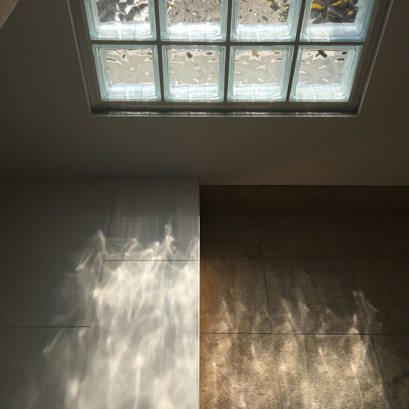 ガラスのタイルから光が入るおしゃれな玄関・デザイン住宅 注文住宅・デザイン住宅建築実例_『CASE476 3ＦＬＤＫ』_玄関