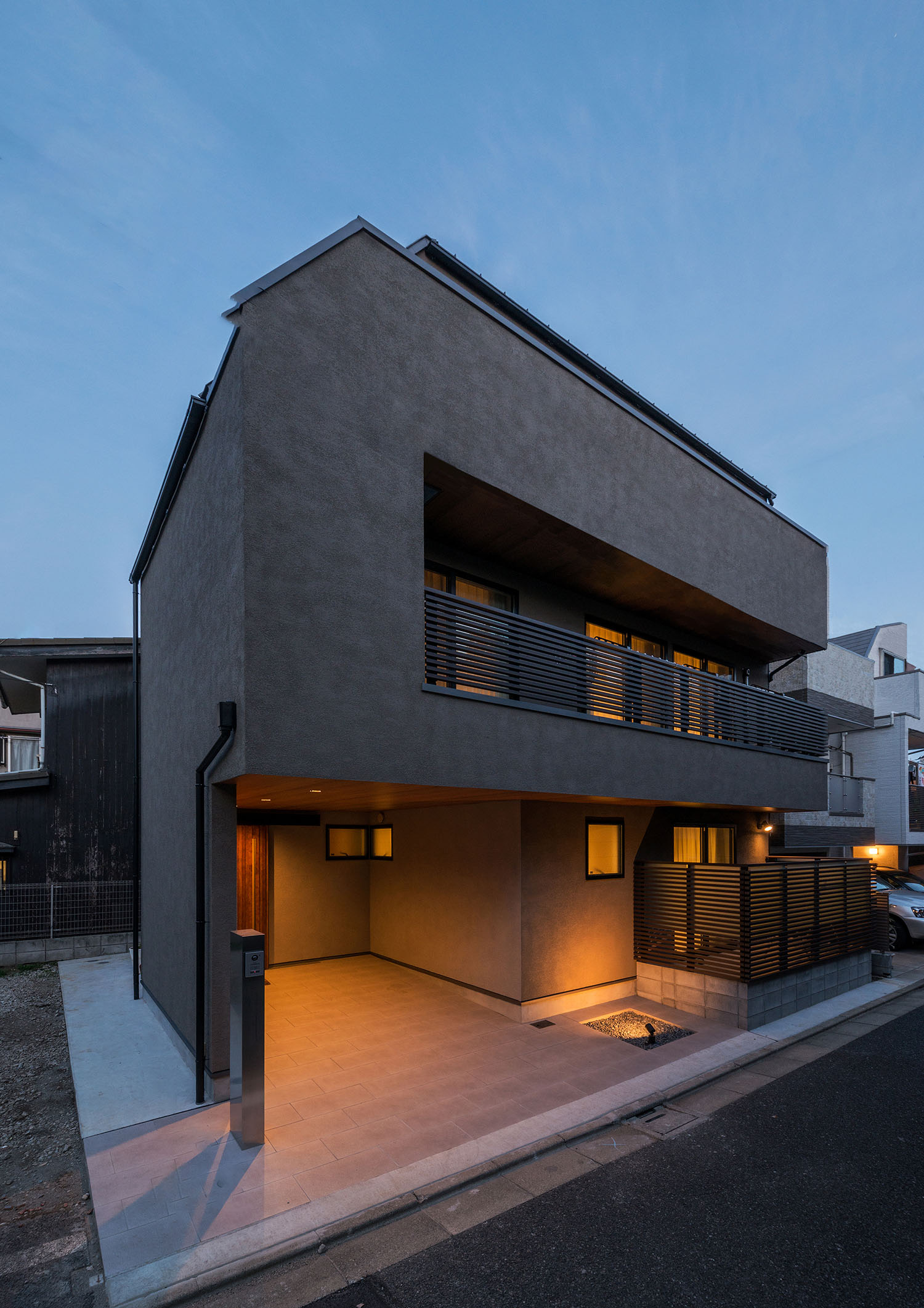 注文住宅・デザイン住宅建築実例_外観 注文住宅・デザイン住宅建築実例_『CASE542 グレージュのハウス』_外観